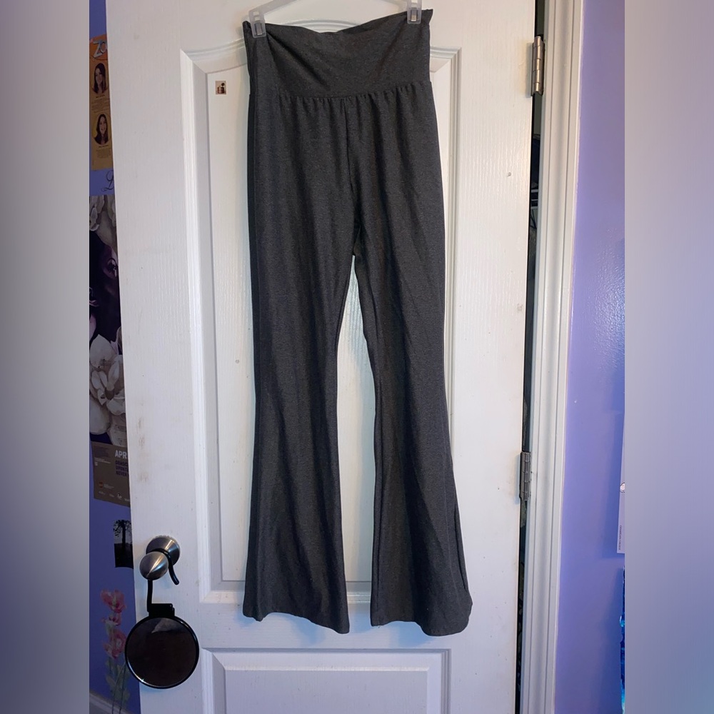 Women's Grey Flared Pants